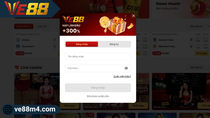 Đăng Nhập VE88 - Mở Cơ Hội Giải Trí Đẳng Cấp Và Thắng Lớn Chi tiết cách đăng nhập VE88 trên máy tính và điện thoại